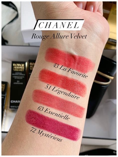 chanel rouge allure velvet 43|chanel rouge allure velvet lipstick.